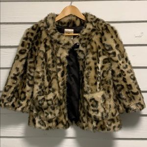 Anthropologie Leopard Print Jacket